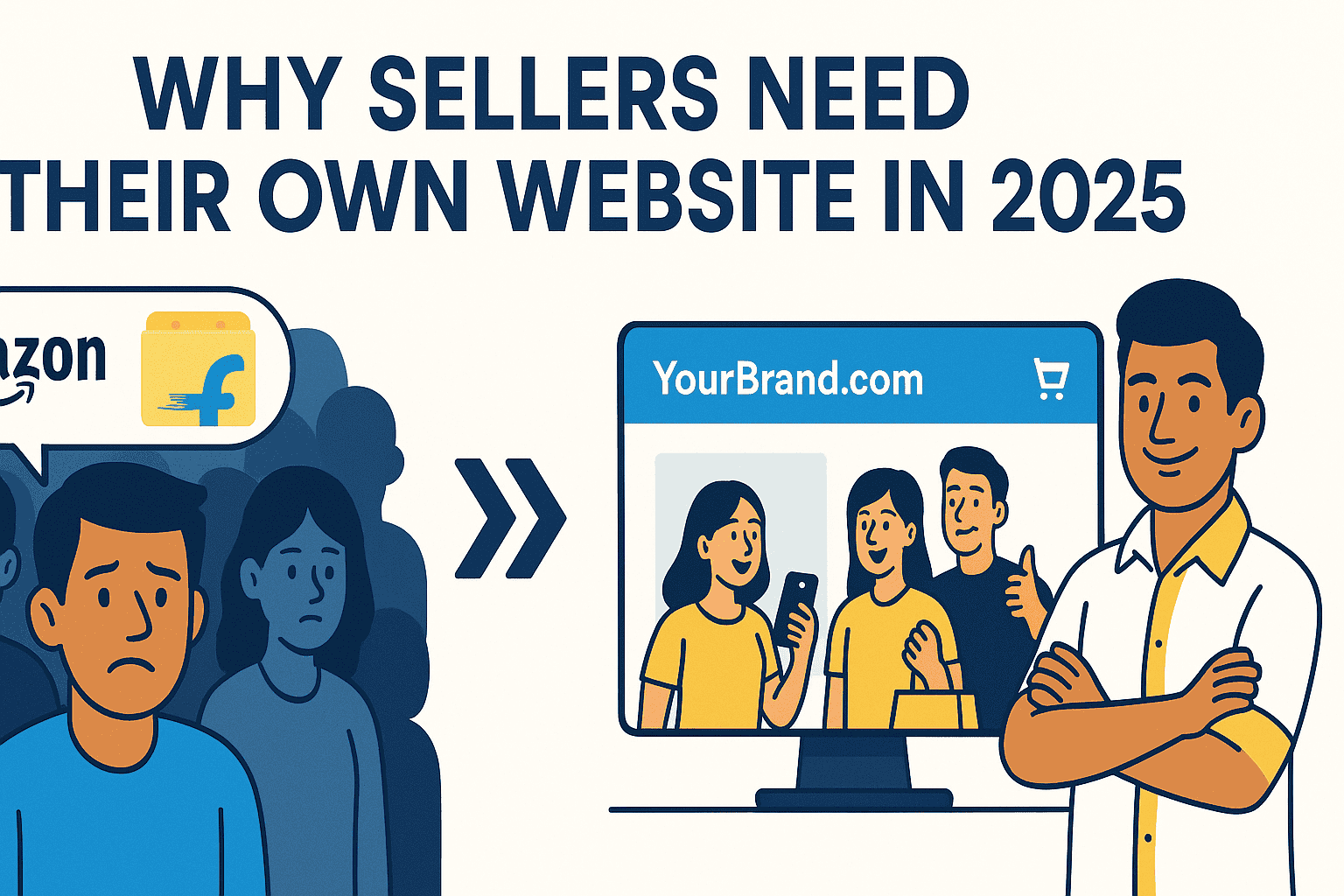 Amazon and Flipkart Sellers Should Have Their Own Website