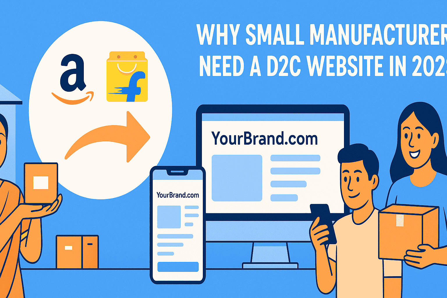 Small Manufacturers Need a D2C Website in 2025